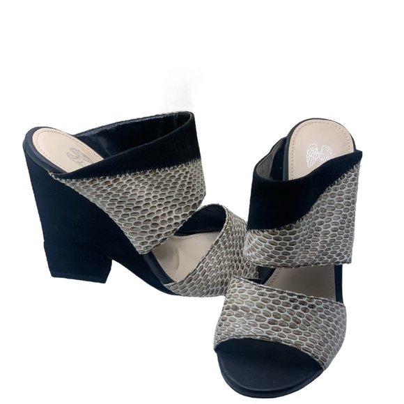 Victoria's Secret Womens Animal Snake Print Wedges Shoes Size 6B - Picture 2 of 4